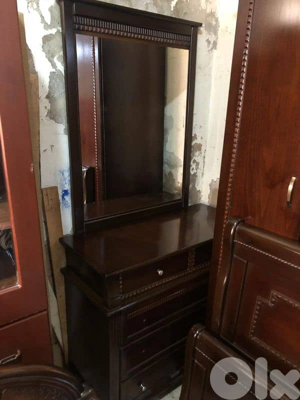 اوضة نوم خشب زان ولاتي ملبسة قشرة زان 8