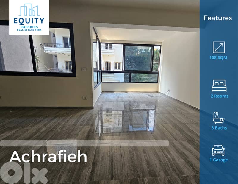 108 SQM Apartment For Rent In Achrafieh شقة للإيجار #AA225524 0