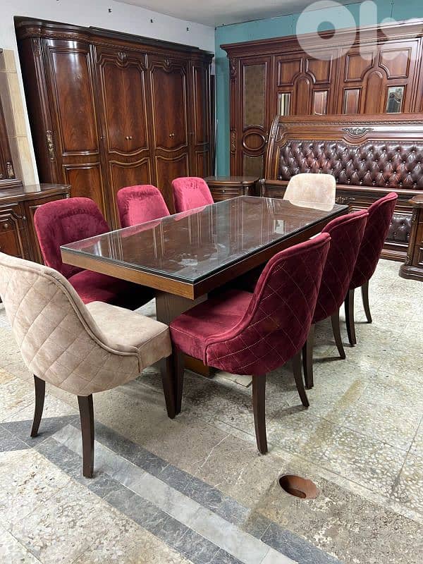 اوضة سفرة شغل توصاية ملبسة قشرة زان 0