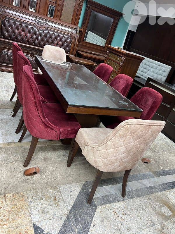 اوضة سفرة شغل توصاية ملبسة قشرة زان 1