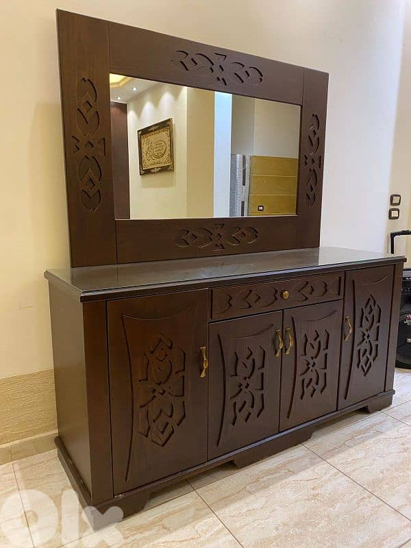 اوضة سفرة شغل توصاية ملبسة قشرة زان 3