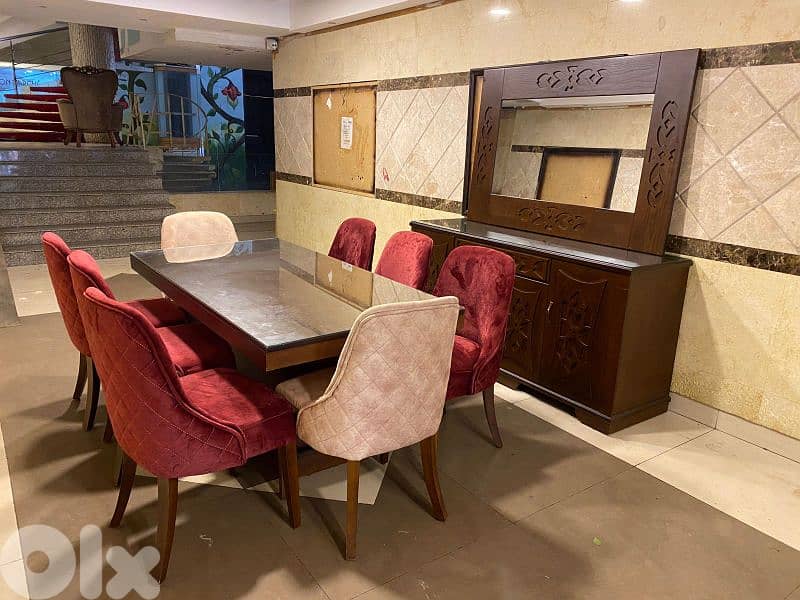 اوضة سفرة شغل توصاية ملبسة قشرة زان 5