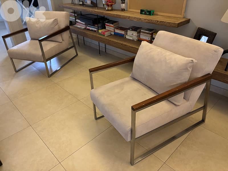 Arm Chairs SWEDE fabric 0