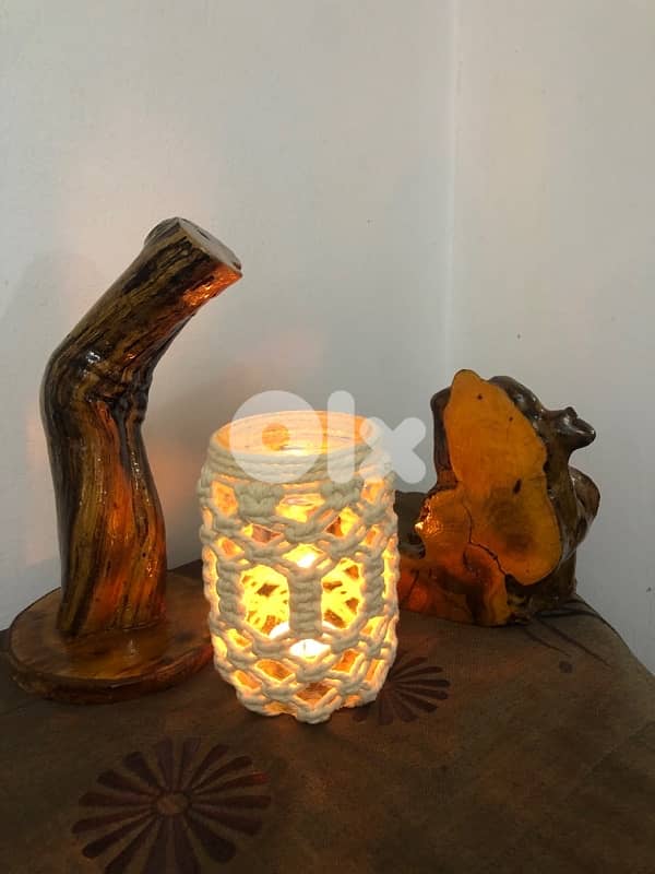 Candle holder Macrame 6