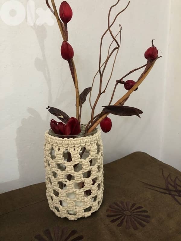 Candle holder Macrame 7