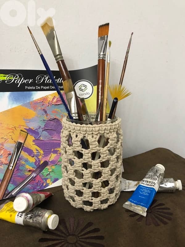 Candle holder Macrame 8