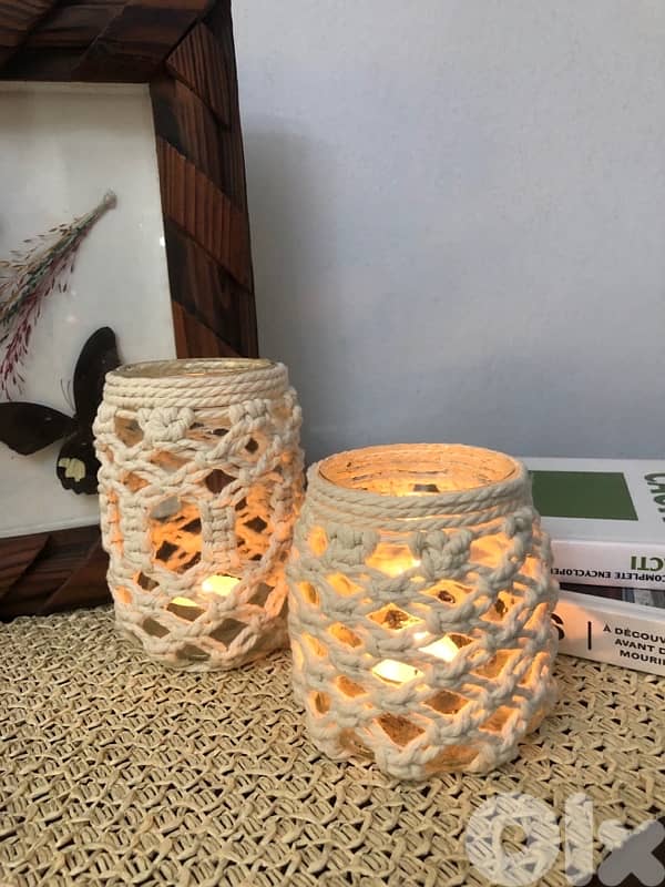 Candle holder Macrame 9