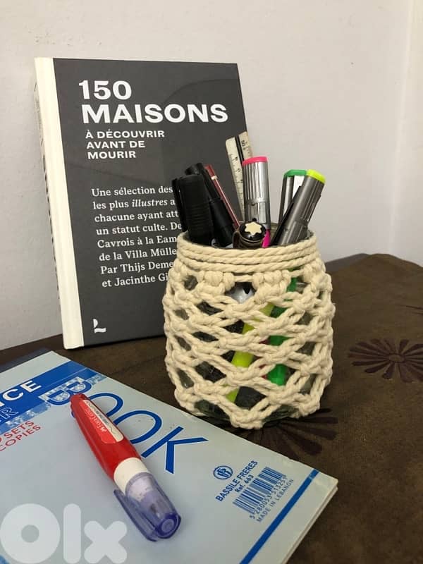 Candle holder Macrame 11