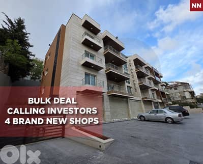 Shops For Sale | Aley Town | 269 sqm | Prime location REF#NN128582
