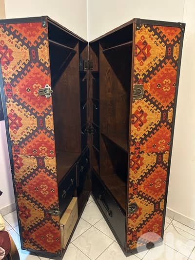 Beautiful suitcase closet