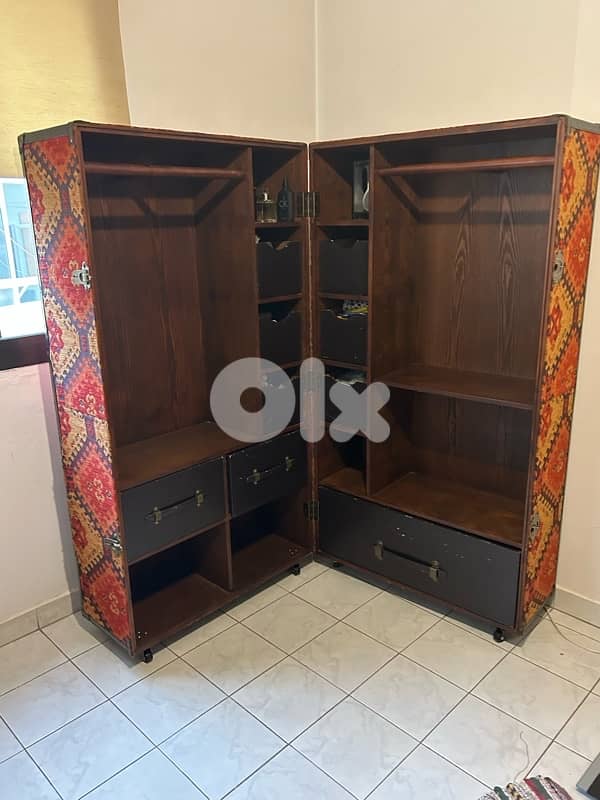 Beautiful suitcase closet 1