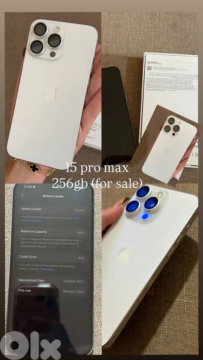 Iphone 15 pro max 256 gb