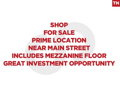 Commercial Shop for Sale in Zgharta – 28 SQM+Second Floor REF#TN128592
