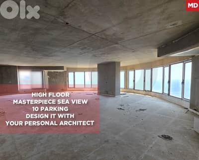 Raouche 660 sqm | Masterpiece Sea View | High Floor  REF#MD123710