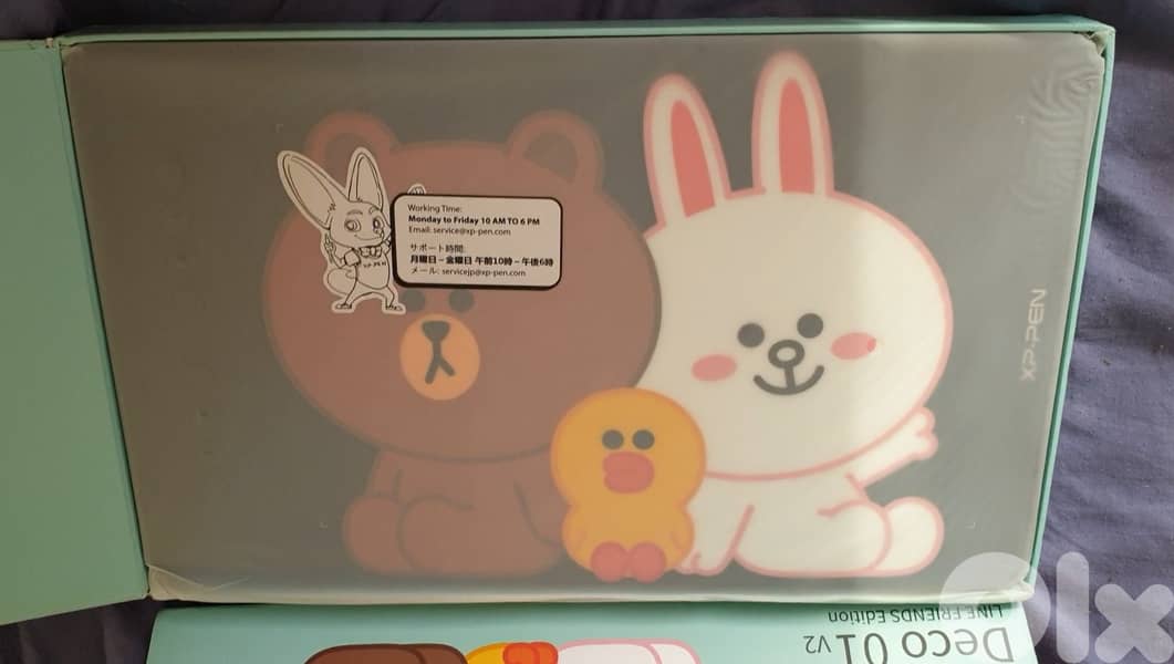 X-Pen Deco 01 V2 LINE FRIENDS EDITION tablet 1
