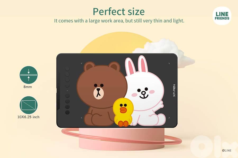 X-Pen Deco 01 V2 LINE FRIENDS EDITION tablet 4