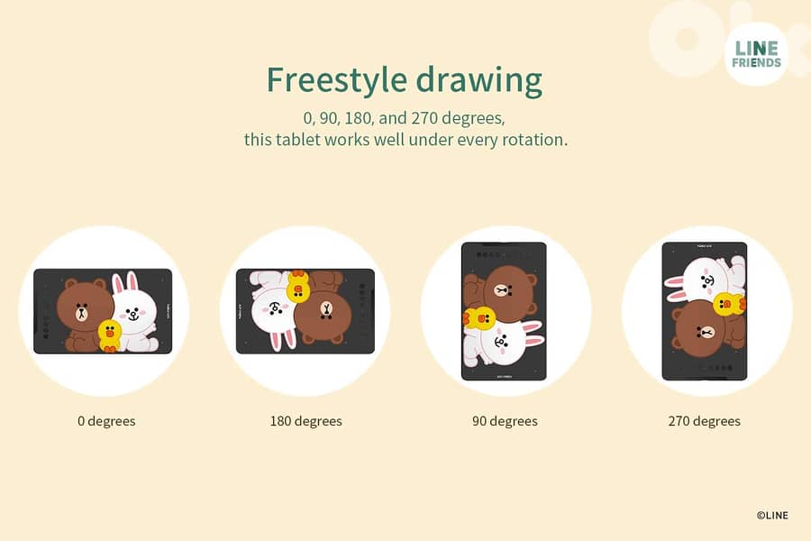 X-Pen Deco 01 V2 LINE FRIENDS EDITION tablet 5