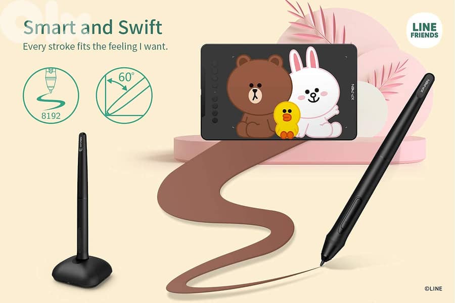 X-Pen Deco 01 V2 LINE FRIENDS EDITION tablet 6