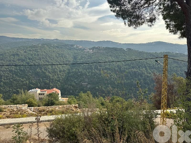 Land for Sale in Ouyoun Broumana 1618m2 ارض للبيع في العيون برمانا 1