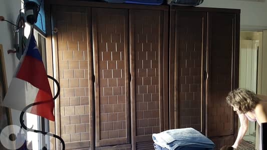 Spacious Malaysian wood closets