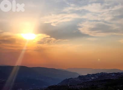 1150 SQM Land in Mtein, Metn Overlooking the Mountains and the Ocean