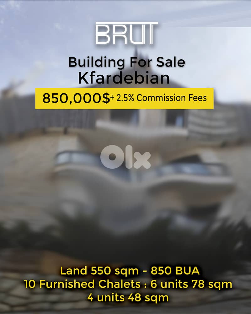 Building for sale in Kfardebian Oyoun el simen - 10 furnished chalets 0