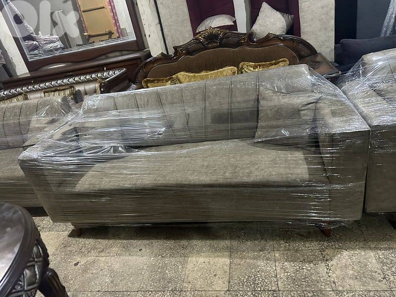 طقم كنبايات شغل توصاية خشب شوح جديد 3