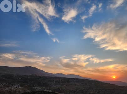 2,500 SQM Land in Tarchich, Baabda + Ocean & Mountain View