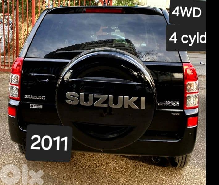 2011 Suzuki grand Vitara 4cyld 4WD شبه جديدة 0
