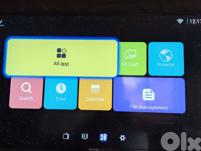 TV 55 inch like new wifi with 2 speaker and DVD and 6