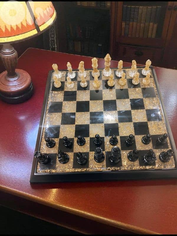 Chess board resin 1