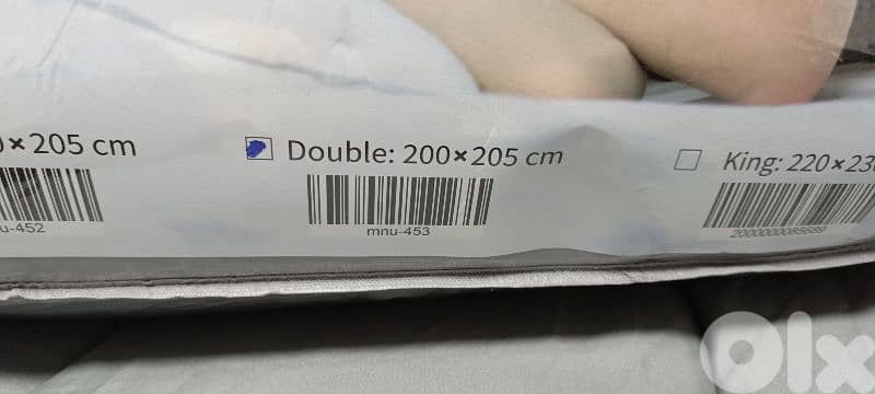 كفرلي او لحاف مجوز عدد 2 . قياس 200×205 سعر الواحد 17$ ولتنين سوا 30$ 3