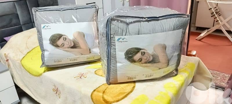 كفرلي او لحاف مجوز عدد 2 . قياس 200×205 سعر الواحد 17$ ولتنين سوا 30$ 4