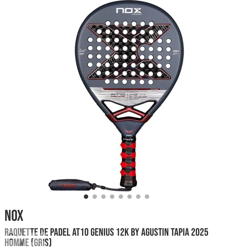 Nox AT10 Genius 12k By Agustin Tapia Padel Racket 2