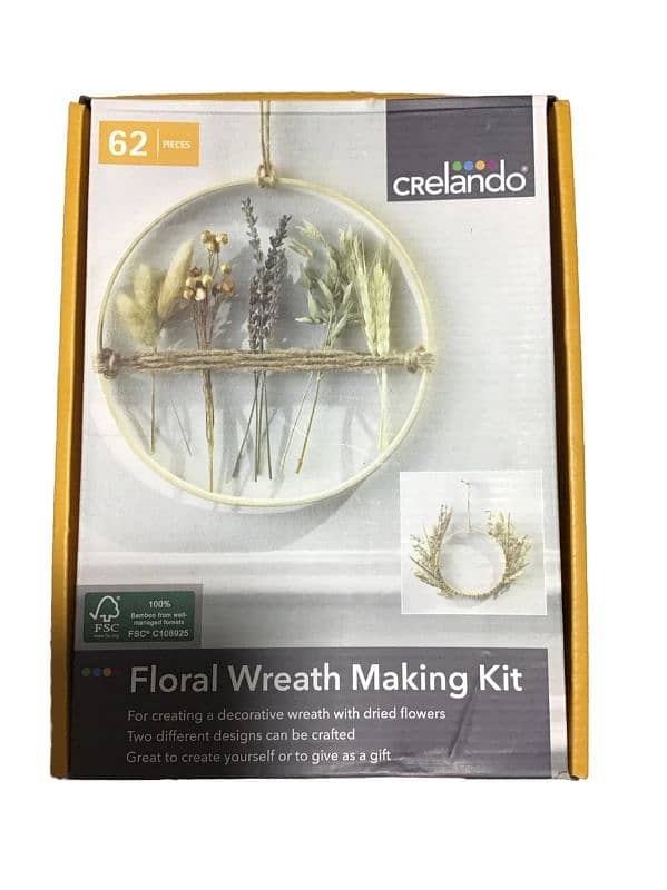 crelando floral wreath making kit 0