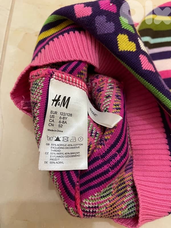 Nice hats and scarf set for kids 4