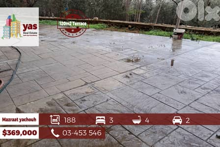 Mazraat Yachouh 188m2 | 120m2 Terrace | Super Luxury Flat | JO/EW |