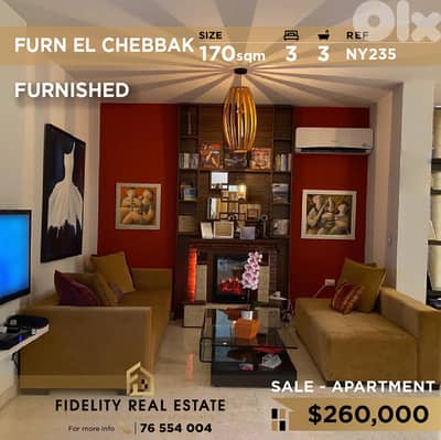 Apartment for sale in Furn El Chebbak NY235 شقة للبيع في فرن الشباك