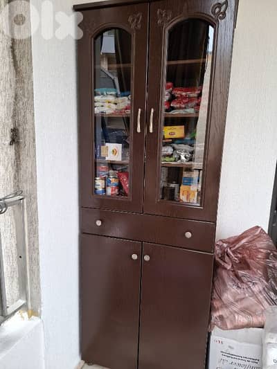 خزانة مطبخ خشب جديدة