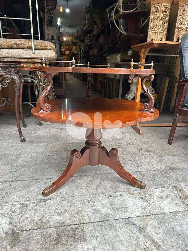 english victorian round table salonطاولة صالون انجليزية انتيك 3