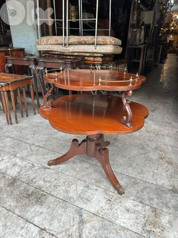 english victorian round table salonطاولة صالون انجليزية انتيك 5