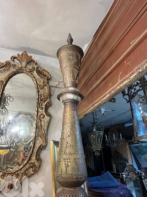 لمبادير فانوس حجم كبير شغل النعسان ١٦٠سم نحاس شغل يدوي 1