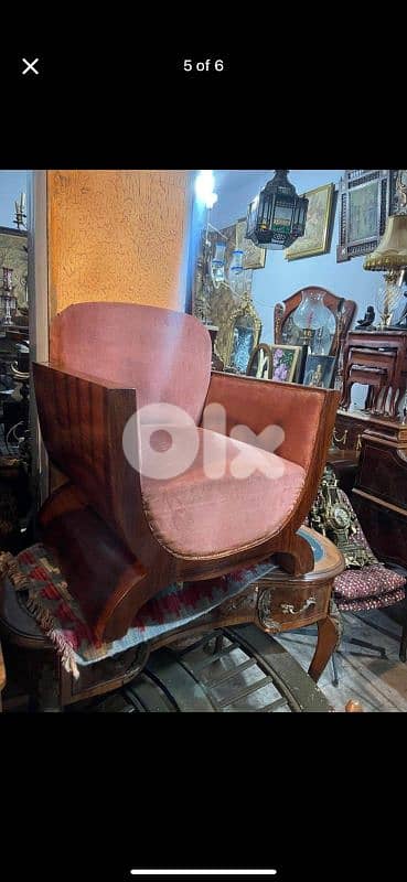 vintage antique art deco armchairs 1940' فوتوي ارديكو تصميم رائع 1