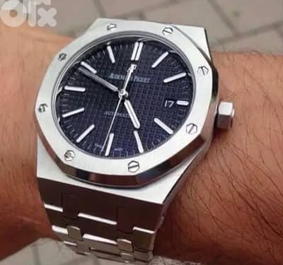 audemars piguet 41mm black dial automatic