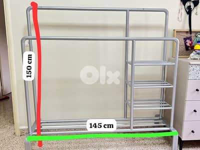 Double Metal Frame stand - organizer
