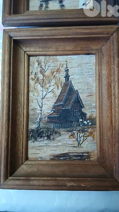 BIRCH BARK, painting