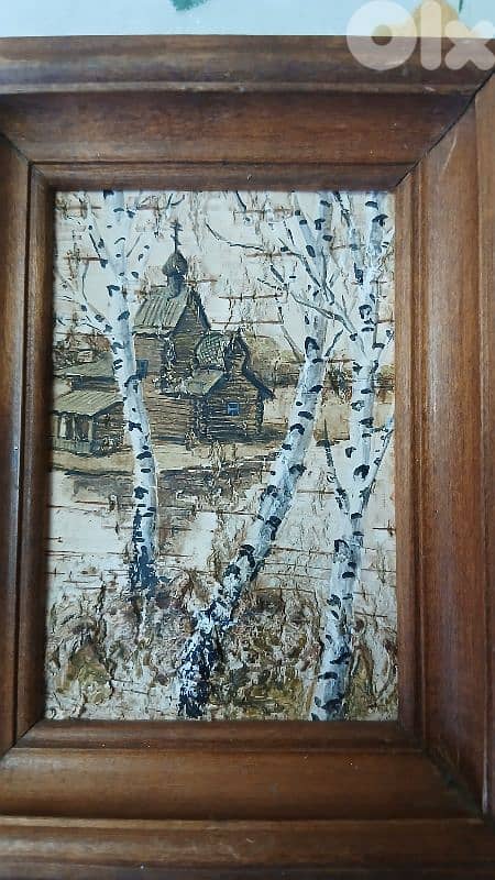 BIRCH BARK, painting 3