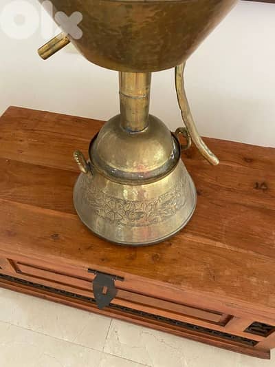Antique Brass Karake  41 cm Fully Functional 5 Liters Capacity