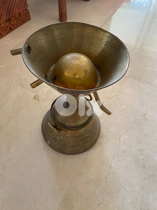 Antique Brass Karake  41 cm Fully Functional 5 Liters Capacity 1