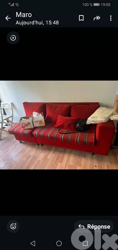 غرفة جلوس زاوية للبيع بحالة جيدة